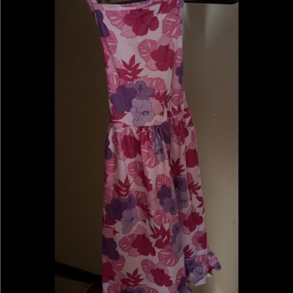 Floral Pink and Purple Dress